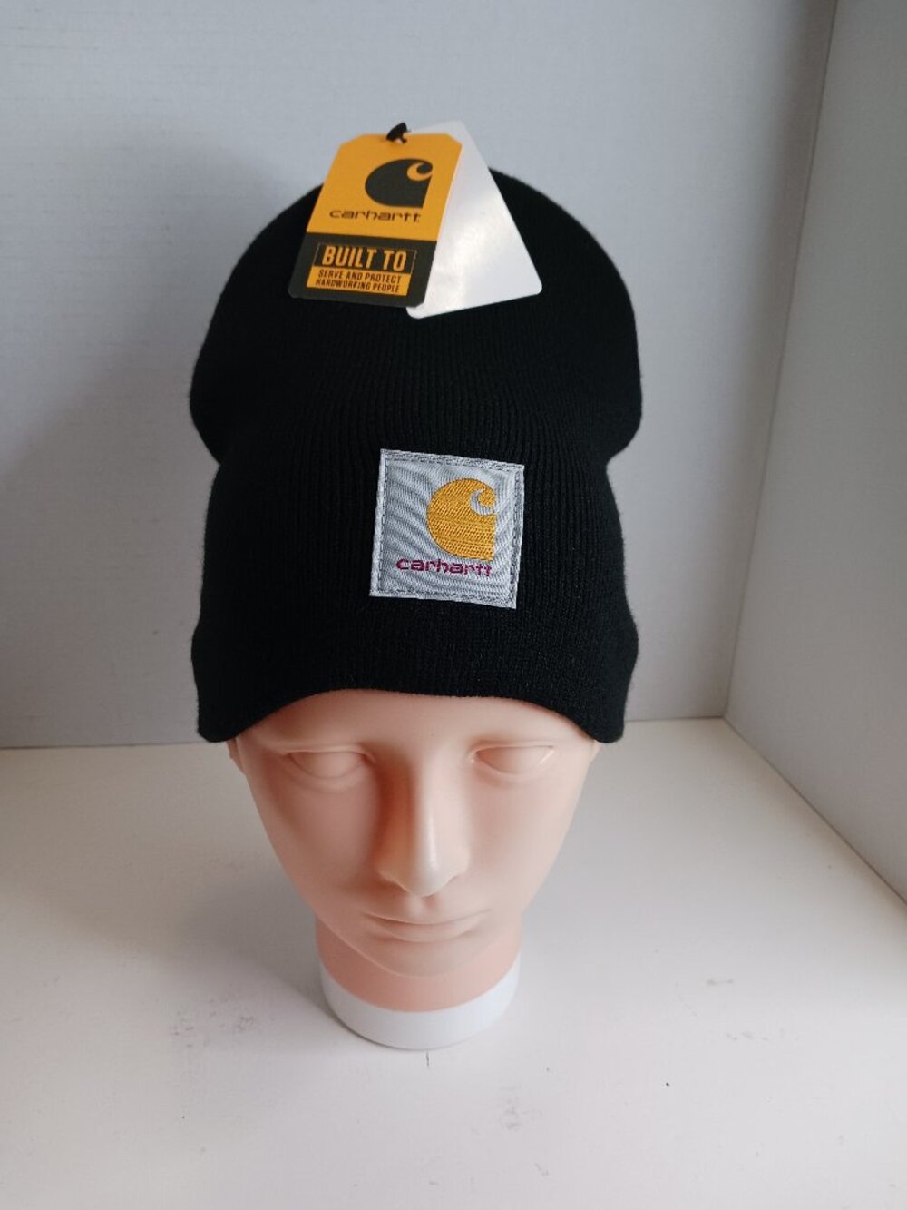 Carhartt Knit Cuffed Beanie Hat Cap Black